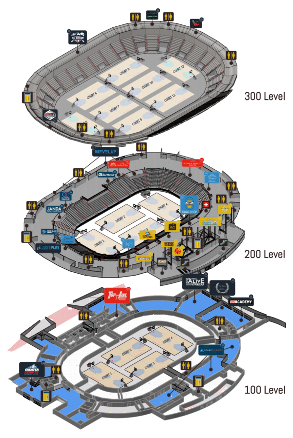 Arena Map - Hy-Vee Arena